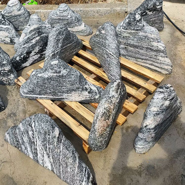 泰山自然石大型晚霞红景观石风景石村牌庭院园林校园户外摆件 (4) 泰山自然石大型晚霞红景观石风景石村牌庭院园林校园户外摆件 (4)
