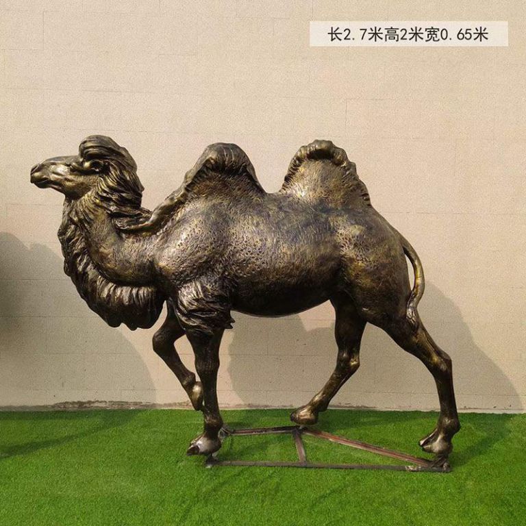 沙漠骆驼抽象动物铜雕