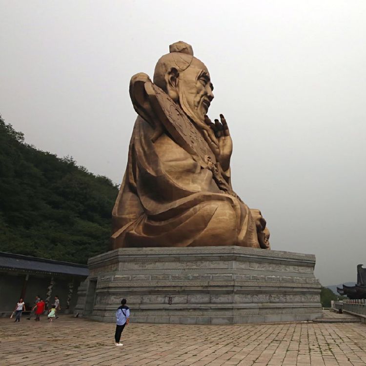 王羲之人物胸像铜雕