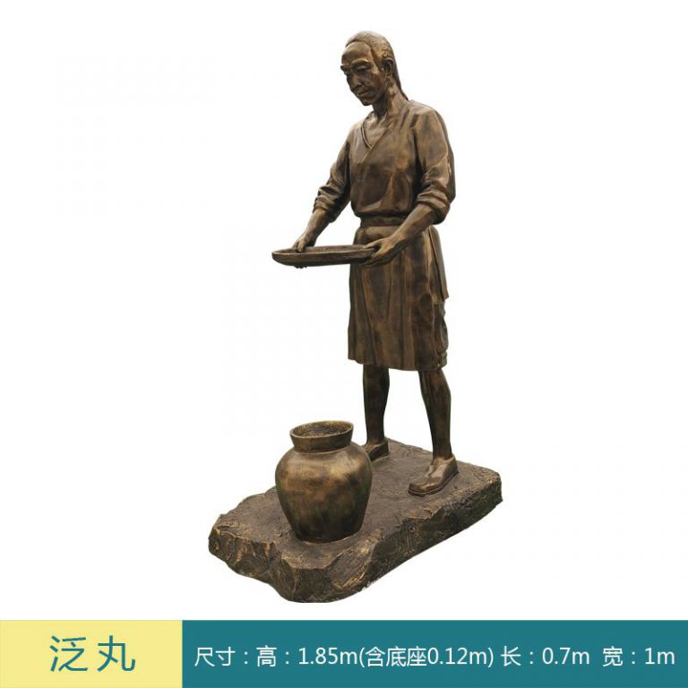 中医药城市人物铜雕