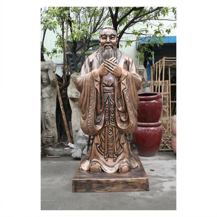 教育家孔子人物景观铜雕