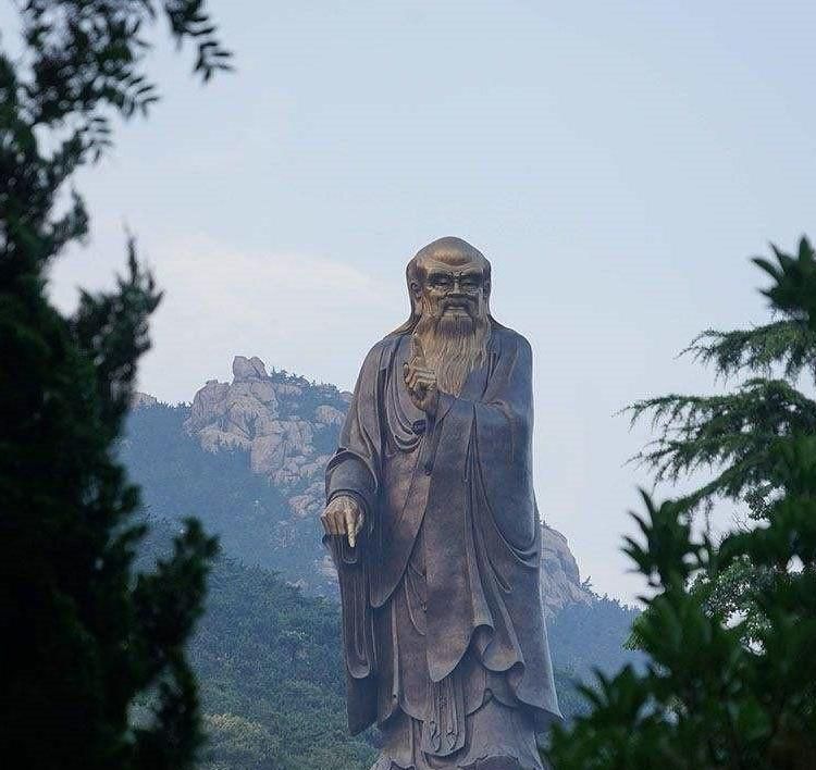 道教老子商场景区铜雕