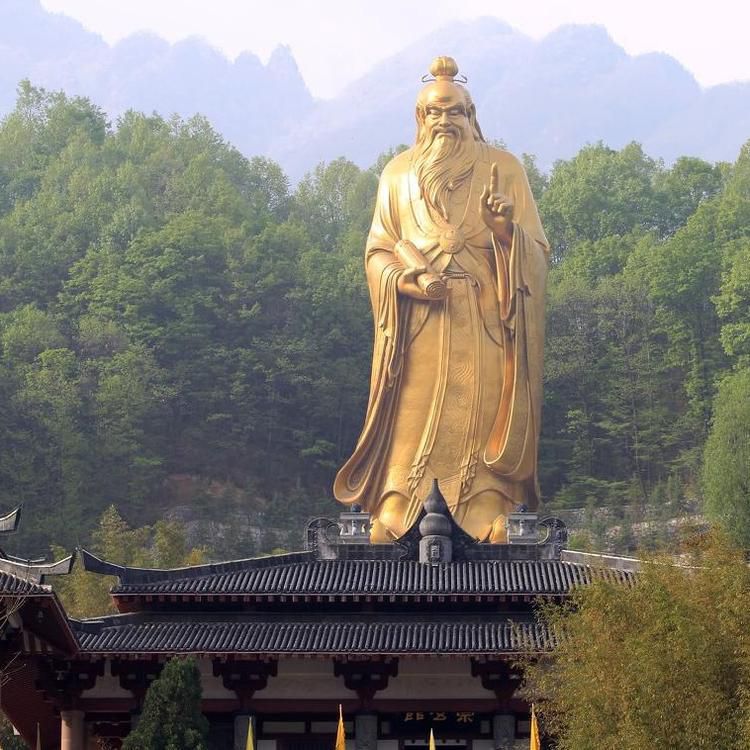 道教老子景区景观铜雕