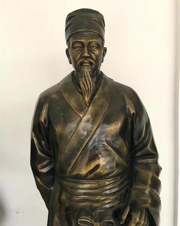 李时珍胸像抽象人物铜雕