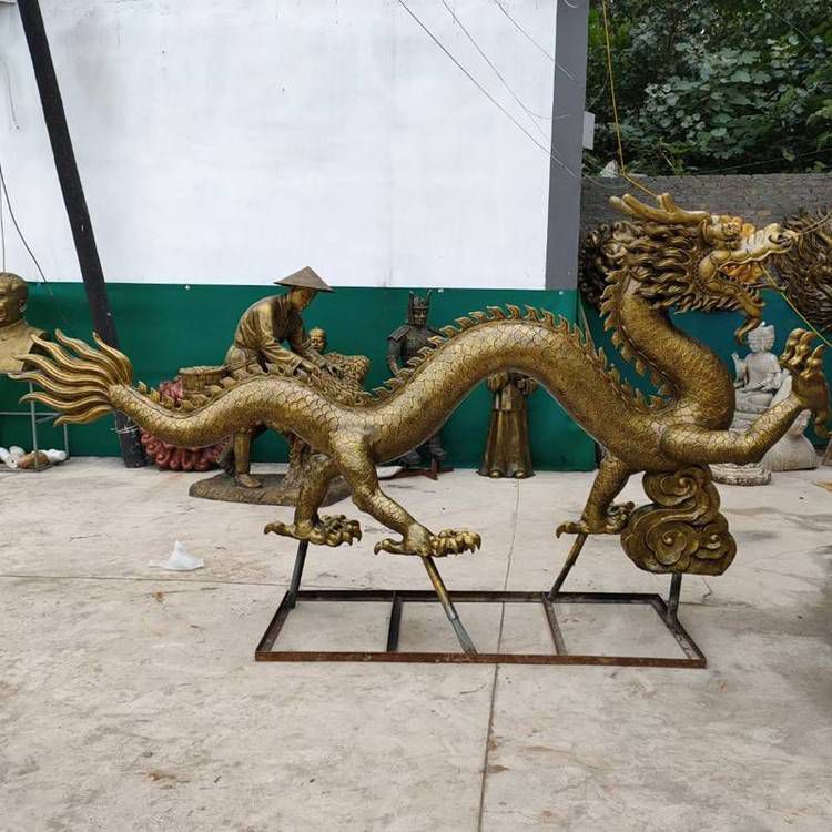 青铜龙城市动物铜雕