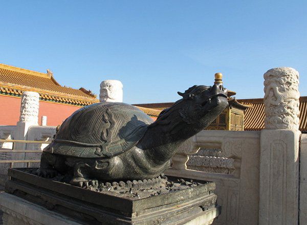 吉祥龙龟户外景观铜雕