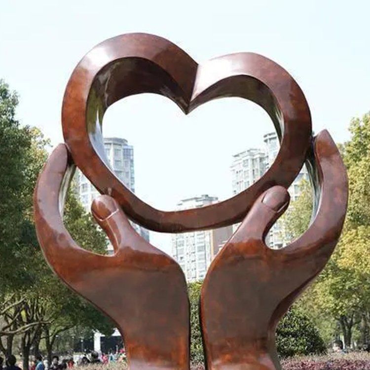 广场地标景观抽象铜雕