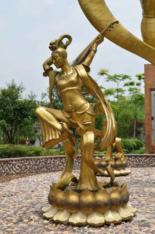 古代四大美女城市铜雕