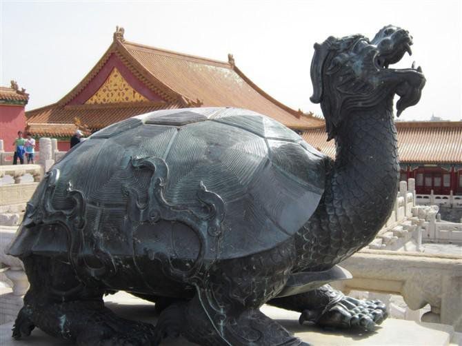 神兽龙龟景观标志铜雕