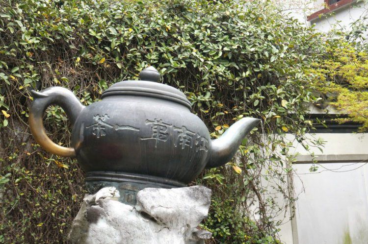 茶壶喷泉园林景观铜雕