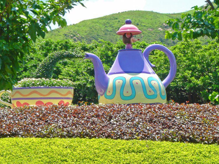 茶壶喷泉公园景观铜雕