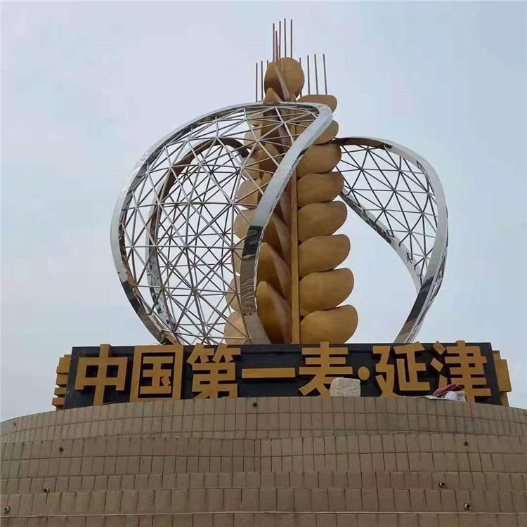 不锈钢麦穗 雕塑