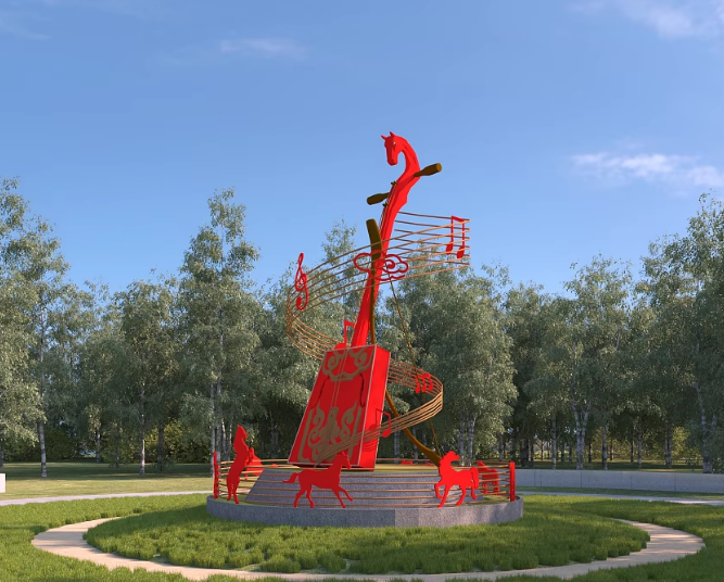 马头琴雕塑 不锈钢雕塑厂家