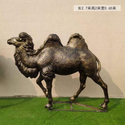 沙漠骆驼抽象动物铜雕