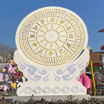 校园石雕日晷