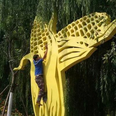 抽象玉米不锈钢景观雕塑