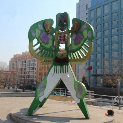 不锈钢风筝景观商场雕塑