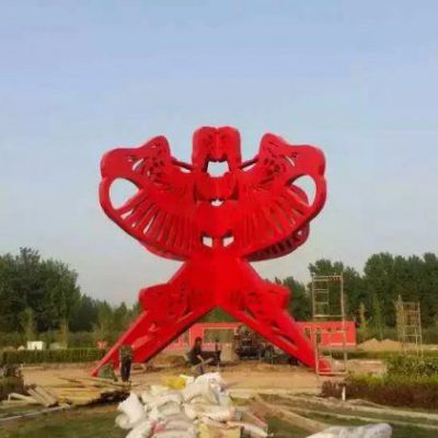 不锈钢风筝景观景区雕塑