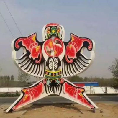 不锈钢风筝景观园林雕塑