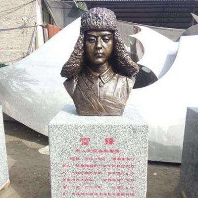 雷锋人物景观铜雕
