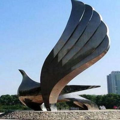 镜面鸽子不锈钢雕塑