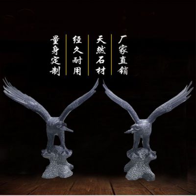 展翅鹰广场动物铜雕