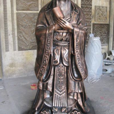 教育家孔子人物街边铜雕