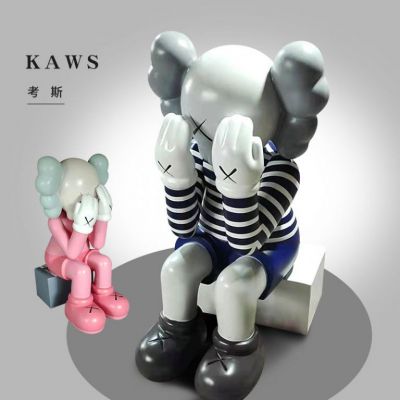 kwas公仔景观不锈钢雕塑