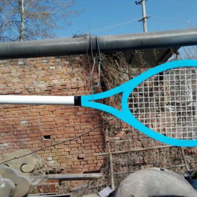 不锈钢球拍公园雕塑