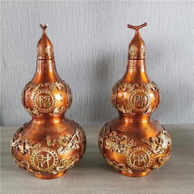 招财葫芦小品景观铜雕