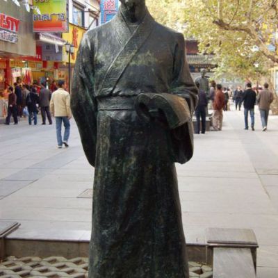 药圣李时珍公园人物铜雕