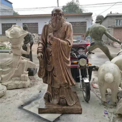 道教老子街边景观铜雕
