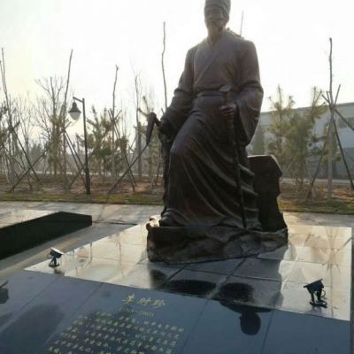 名医李时珍校园人物铜雕