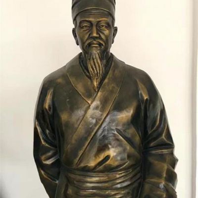 名医李时珍广场人物铜雕