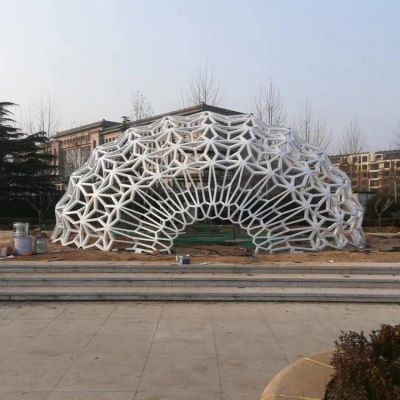 不锈钢大门标志广场雕塑