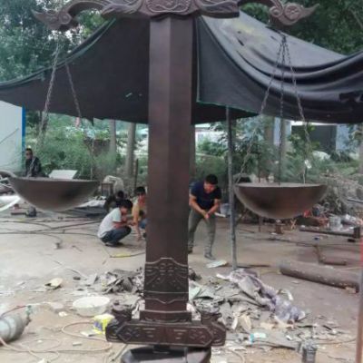 不锈钢法治标志户外雕塑