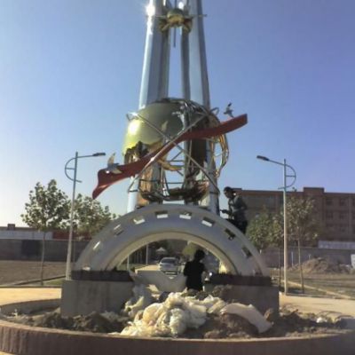 不锈钢企业景观城市雕塑