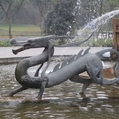 青铜龙户外动物铜雕
