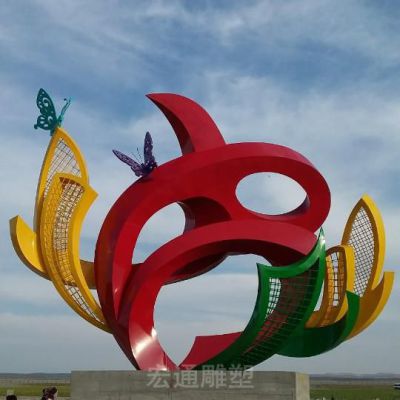 不锈钢蝴蝶雕塑