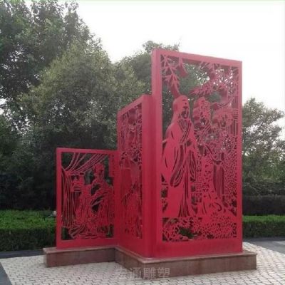 彩绘景观公园不锈钢雕塑