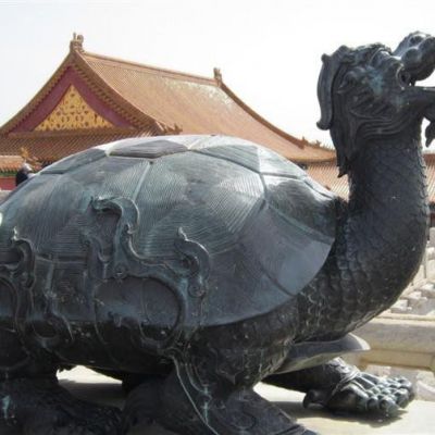 神兽龙龟景观标志铜雕