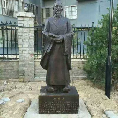 医学家张仲景人物铜雕