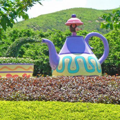 茶壶喷泉公园景观铜雕