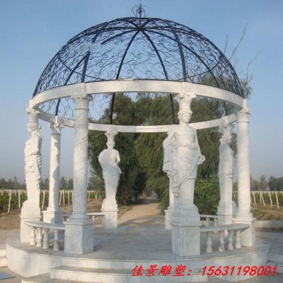 圆顶石凉亭 欧式大型石凉亭