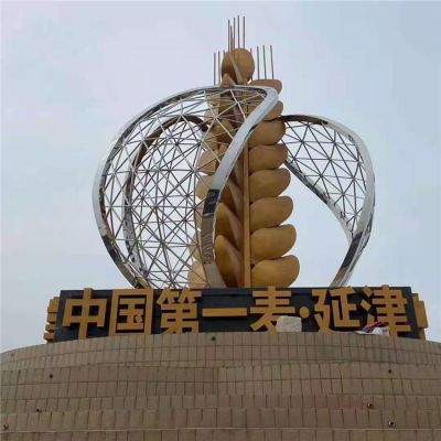 不锈钢麦穗 雕塑
